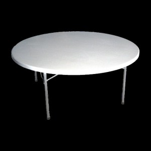 Blow Moulded Banquet Table 1800 mm Round w/Folding Legs Copy